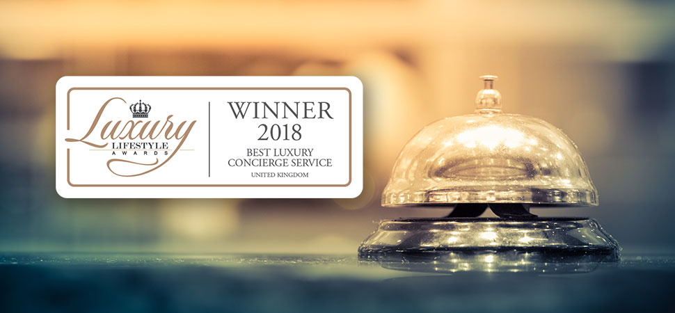 Victoria James Concierge wins Best Luxury Concierge Service in the UK at prestigious luxury lifestyle awards